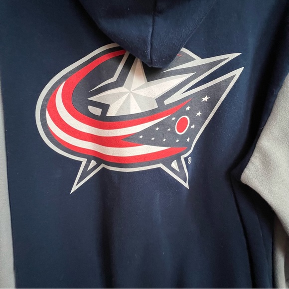 Columbus Bluejackets Hoodie Sz Xl - Picture 5 of 7